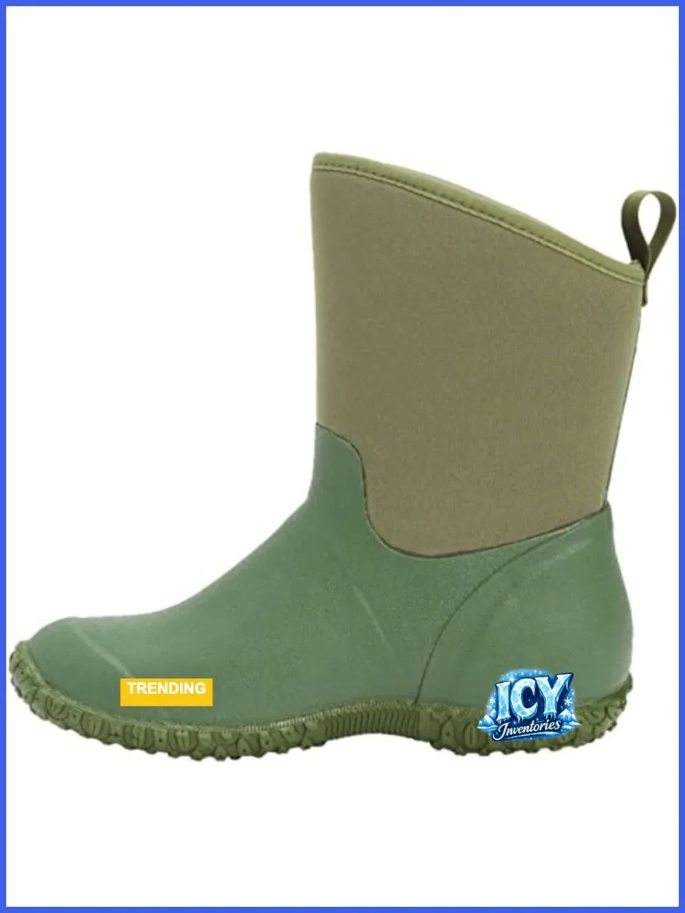 Removable Insole Fleece Lined Neoprene Mid-Calf Snow Boots